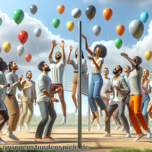 Luftballon-Volleyball » Ein luftiger Wettkampf für alle