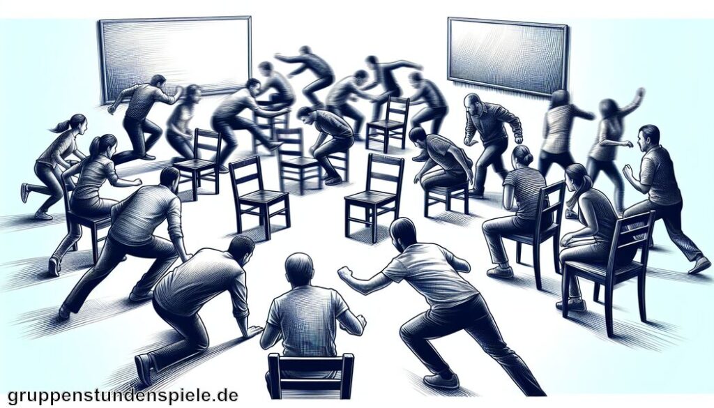 Musikalische Stühle » Gewinne den Platz im musikalischen Duell
