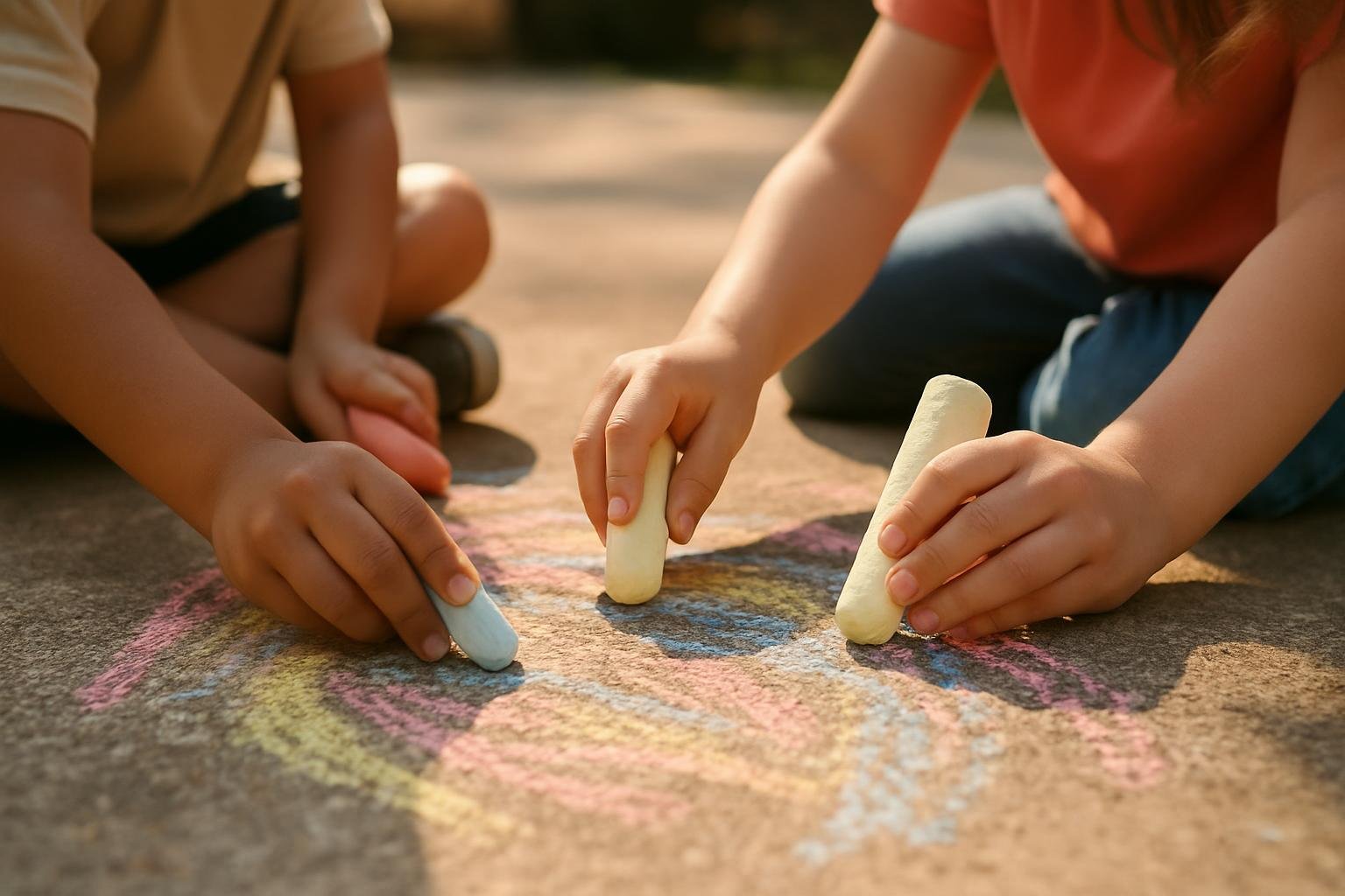 Symbolbild zu Gruppenspiele für Kinder: Bewegung, Kreativität und Gemeinschaft fördern